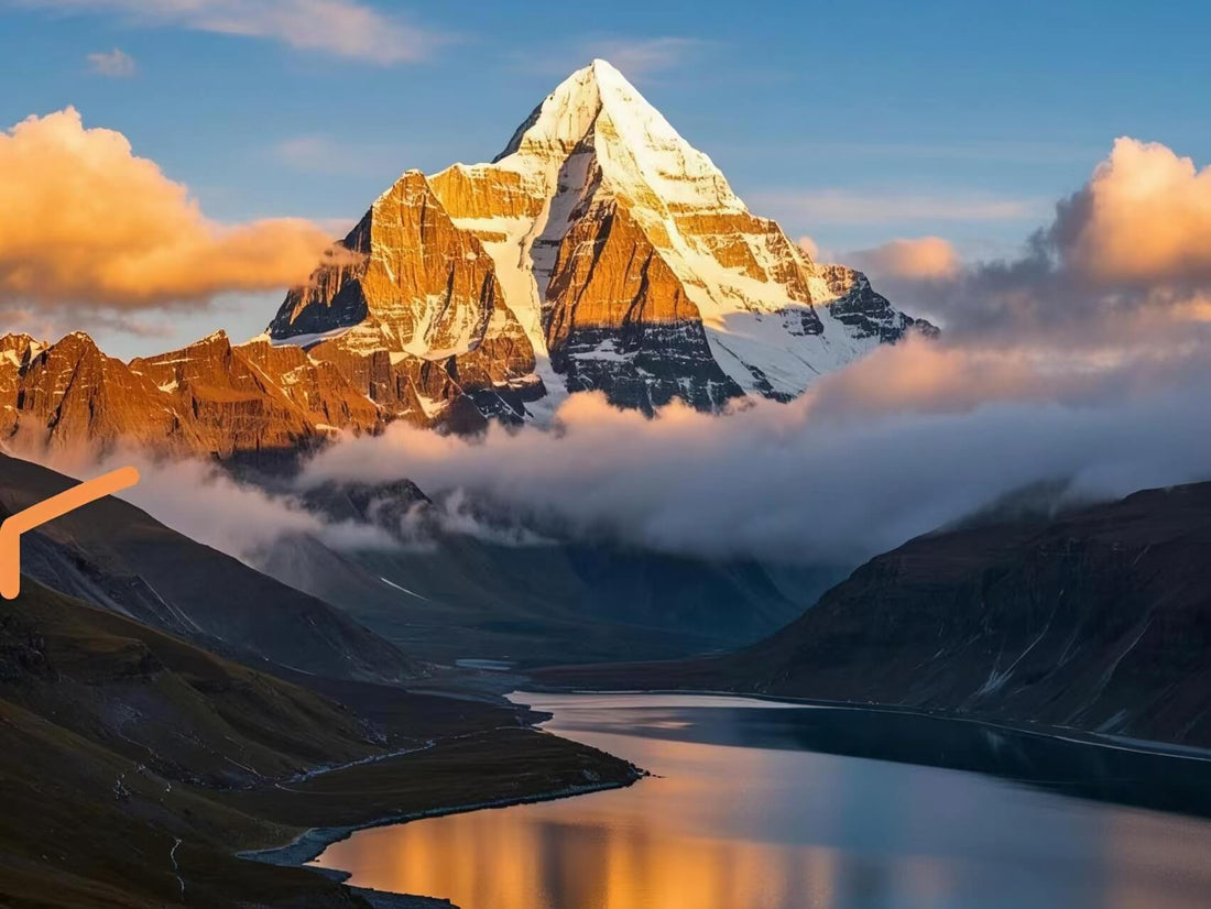 Kailash-mountain-sunset