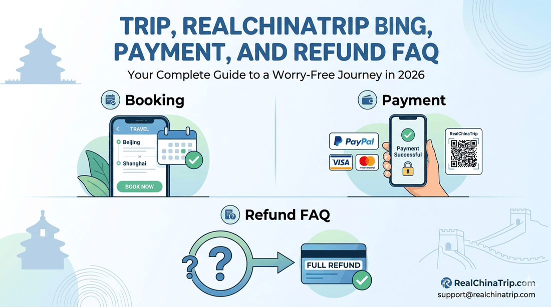 RealChinaTrip Booking, Payment, and Refund FAQ