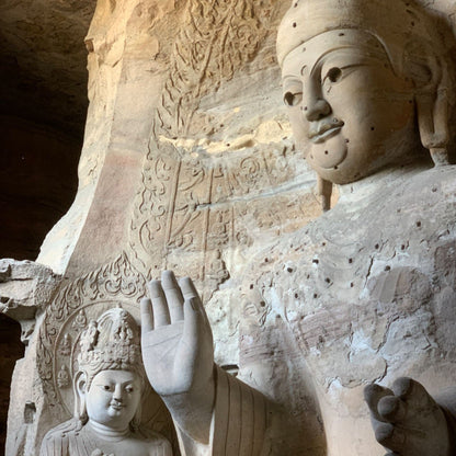 Datong: Private Transfer Tour: Hanging Temple and Yungang Grottoes