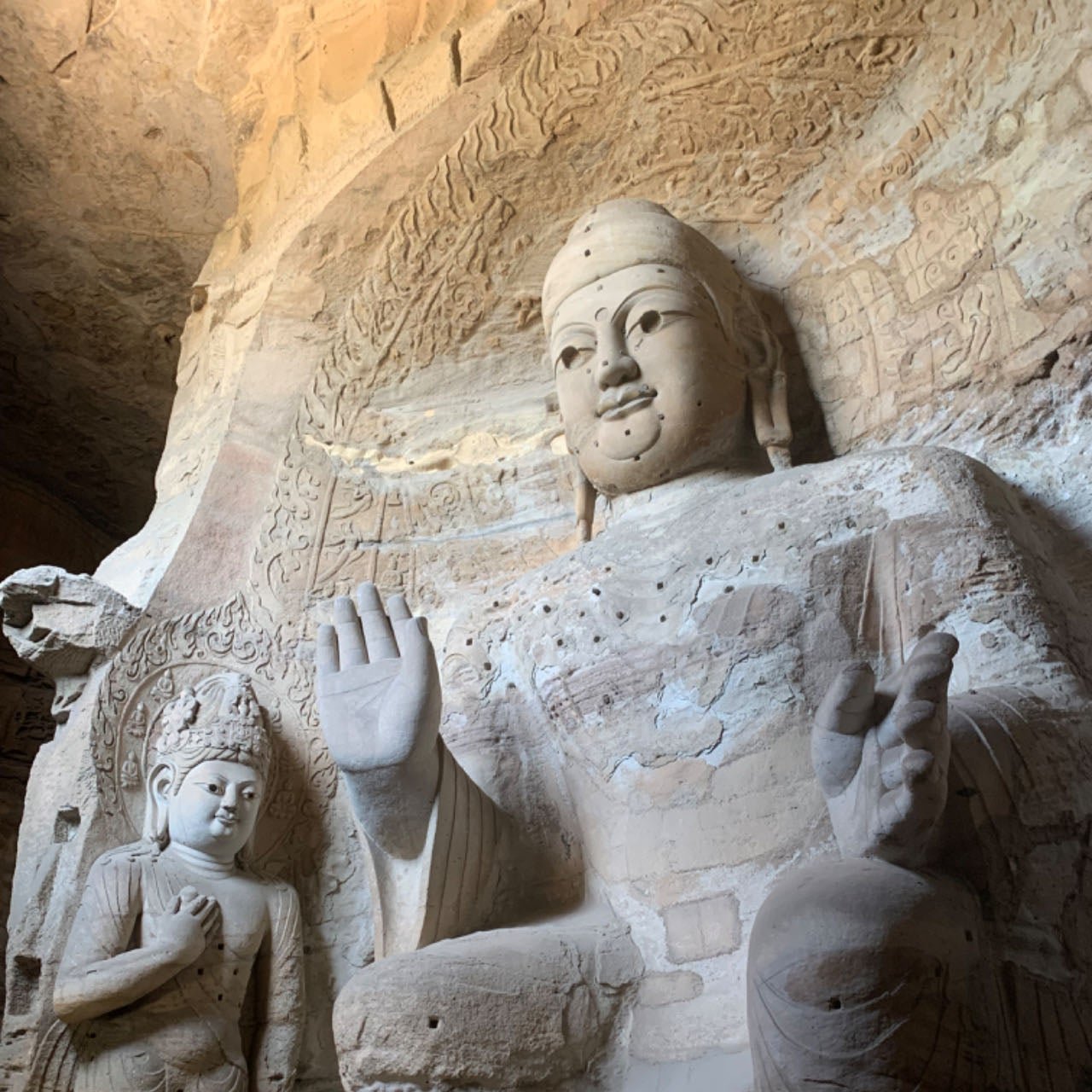 Datong: Private Transfer Tour: Hanging Temple and Yungang Grottoes